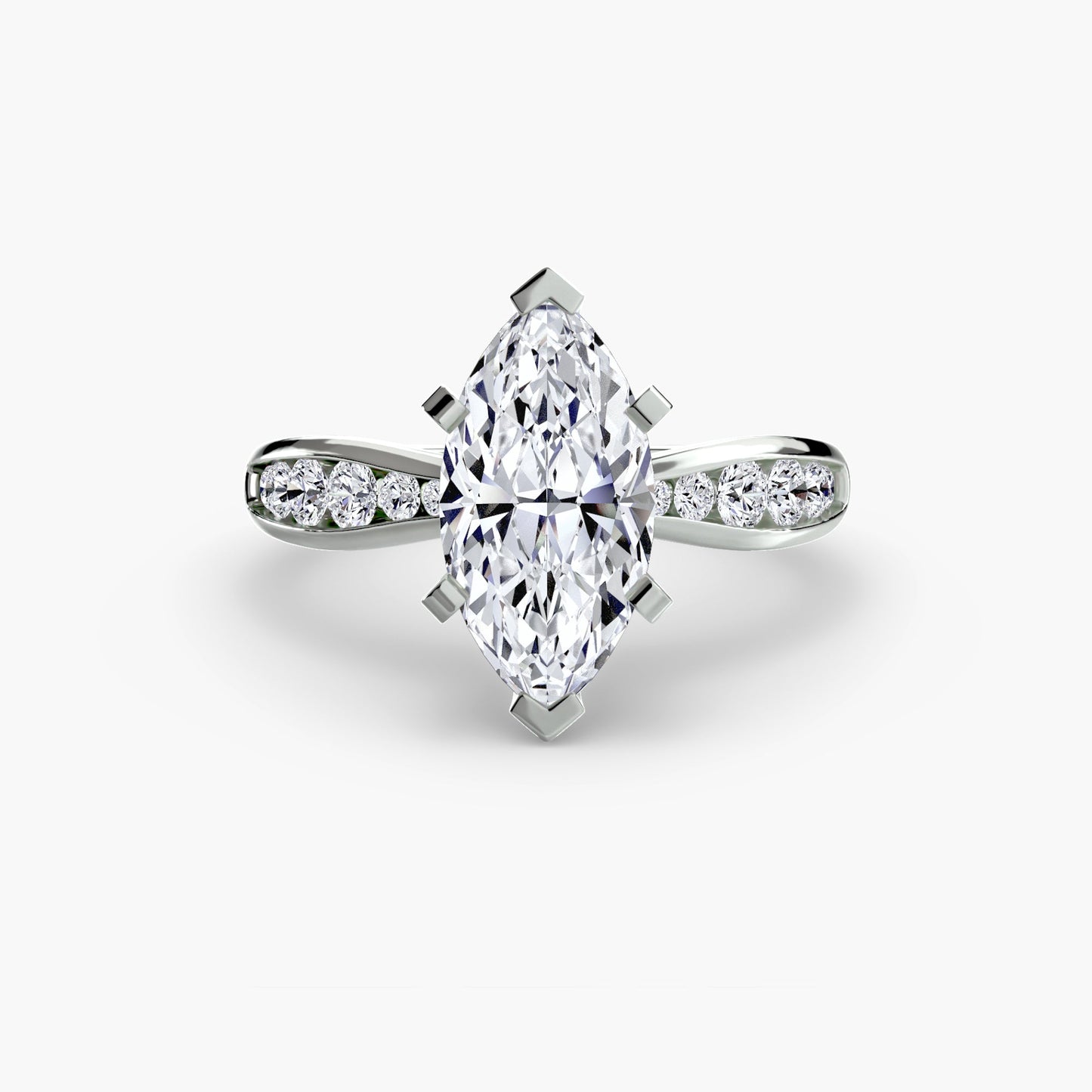 Solitaire with Pavé 3 - MIMUKA