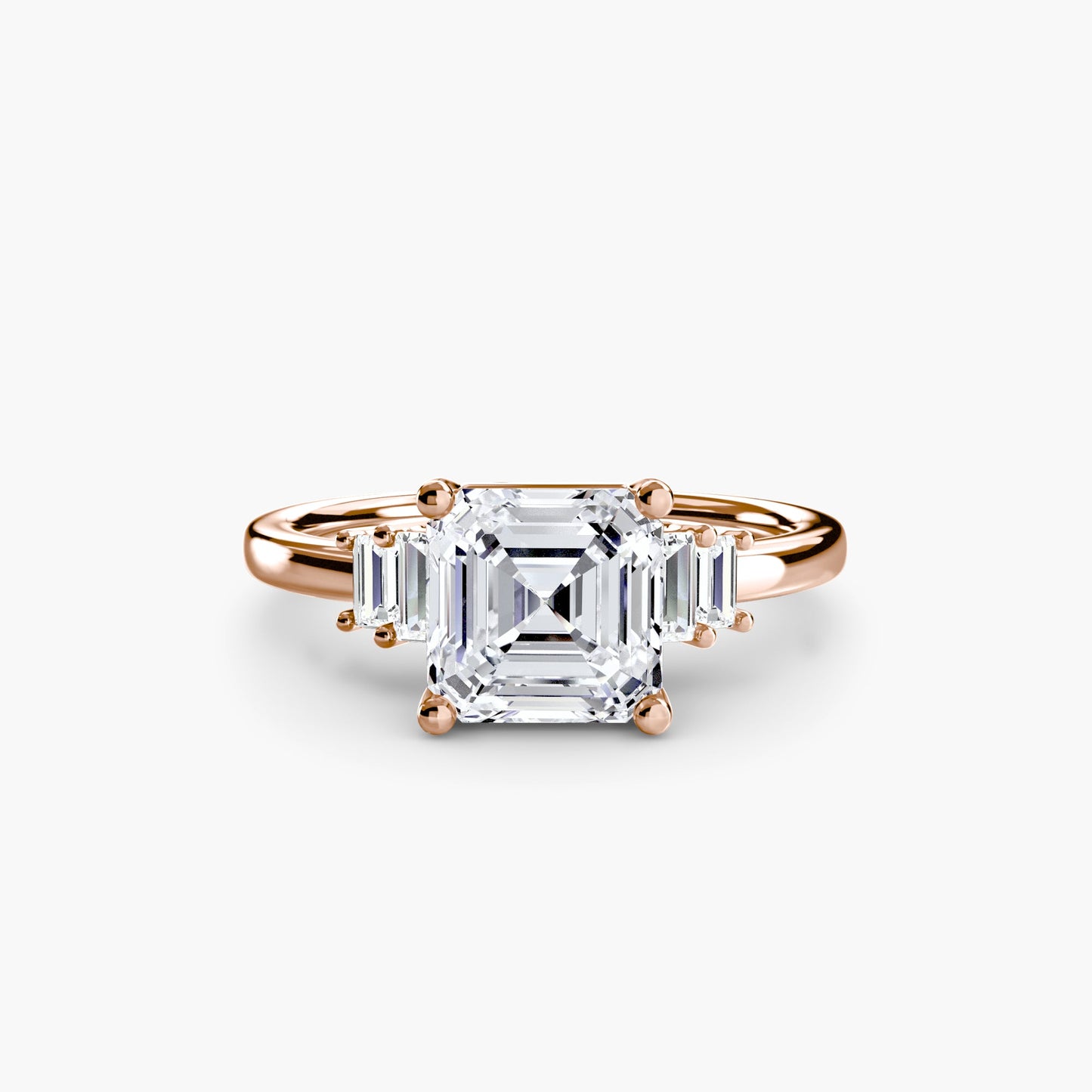 Baguette Accent Solitaire - MIMUKA