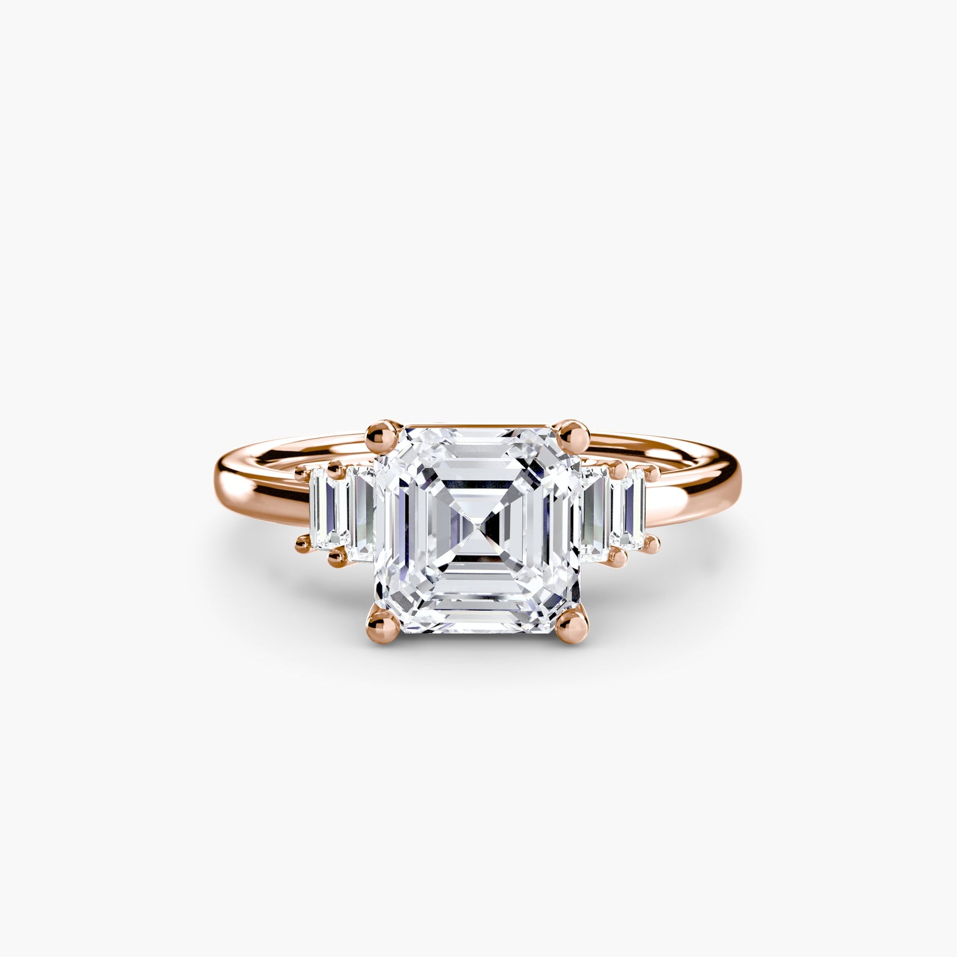 Baguette Accent Solitaire - MIMUKA