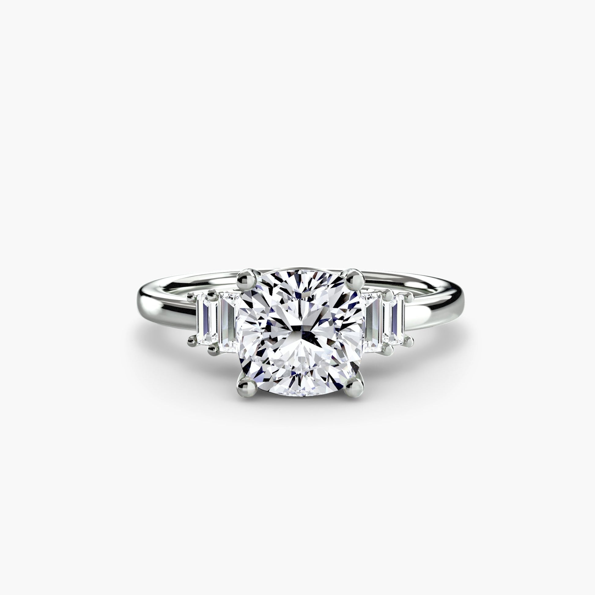 Baguette Accent Solitaire - MIMUKA