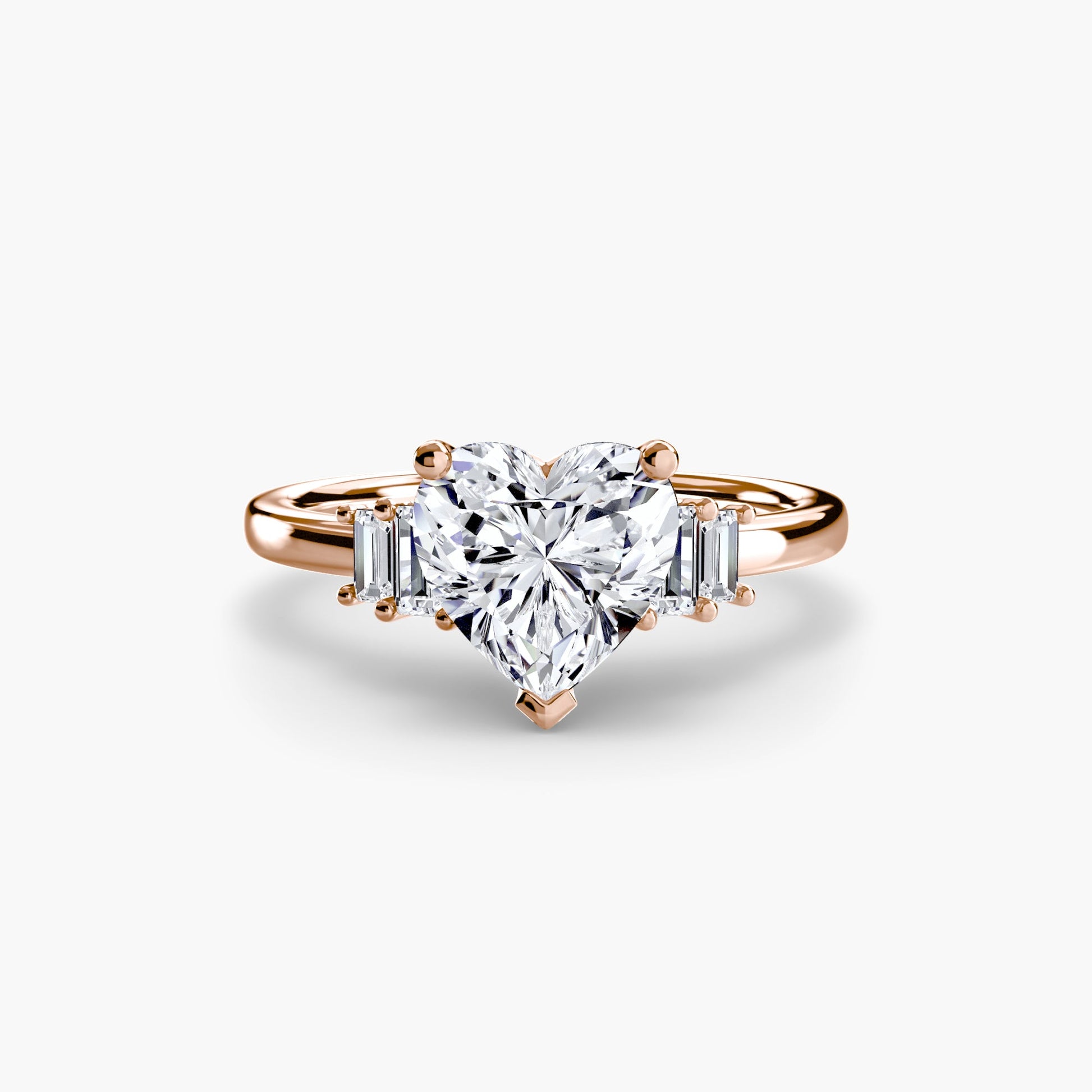 Baguette Accent Solitaire - MIMUKA