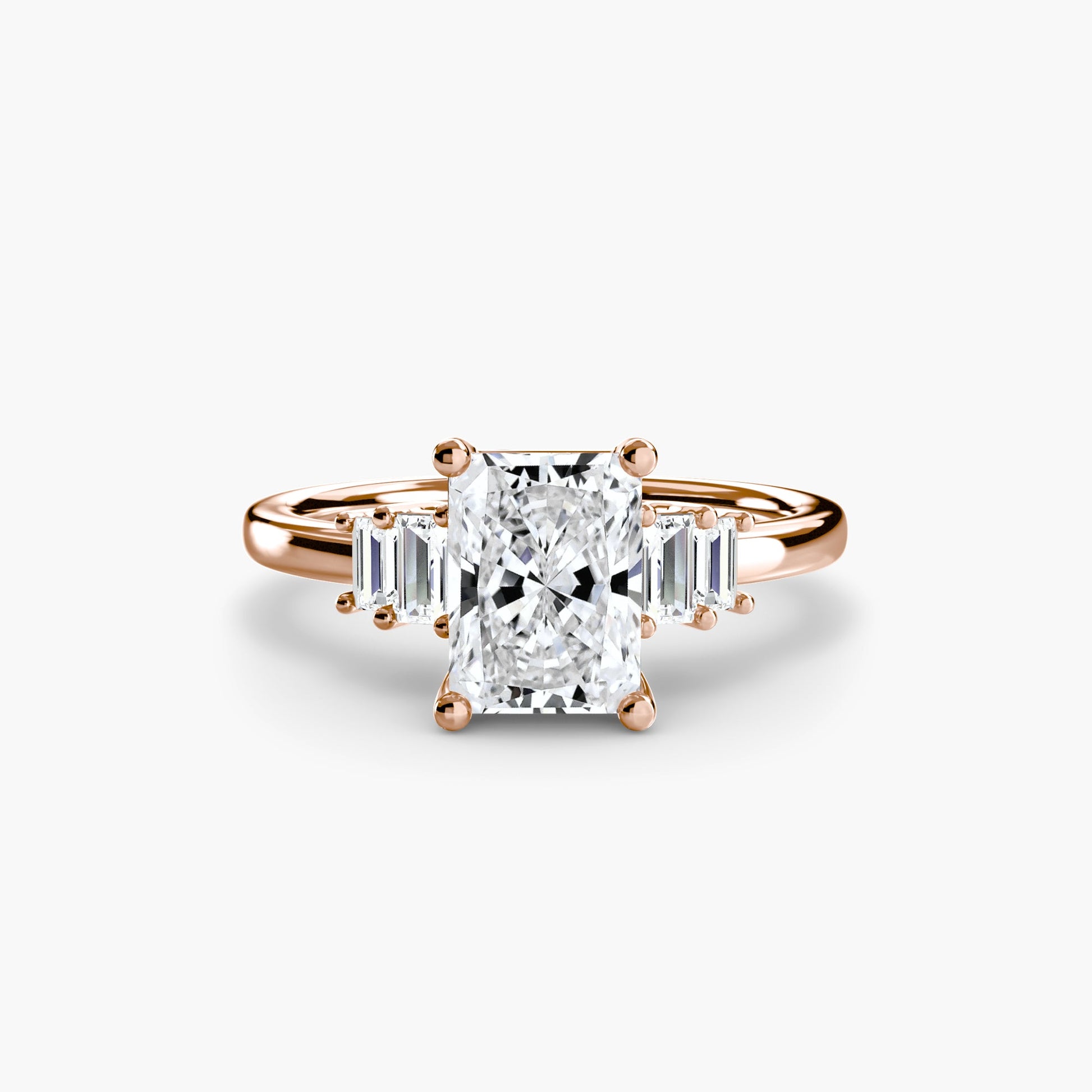 Baguette Accent Solitaire - MIMUKA