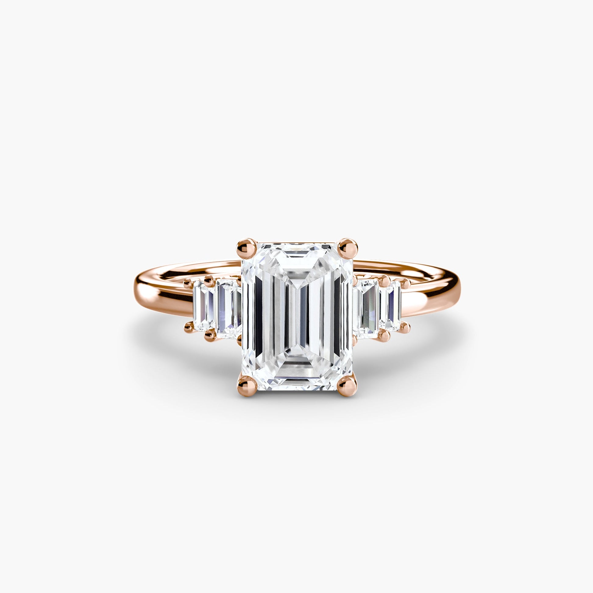 Baguette Accent Solitaire - MIMUKA