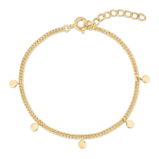 Bracelet in Silver 925 Gold Plated 14K E-Coating - MIMUKA