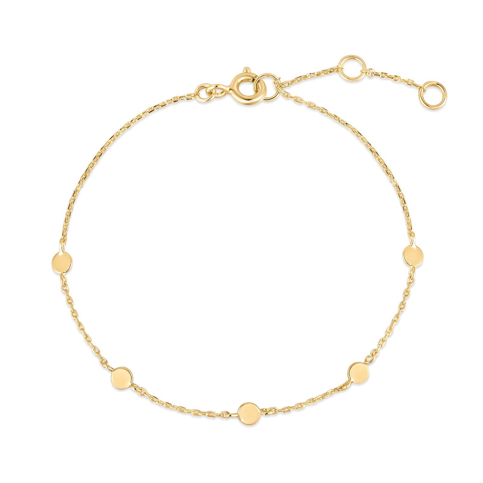 Bracelet Silver 925 Gold Plated 14K E-Coating - MIMUKA