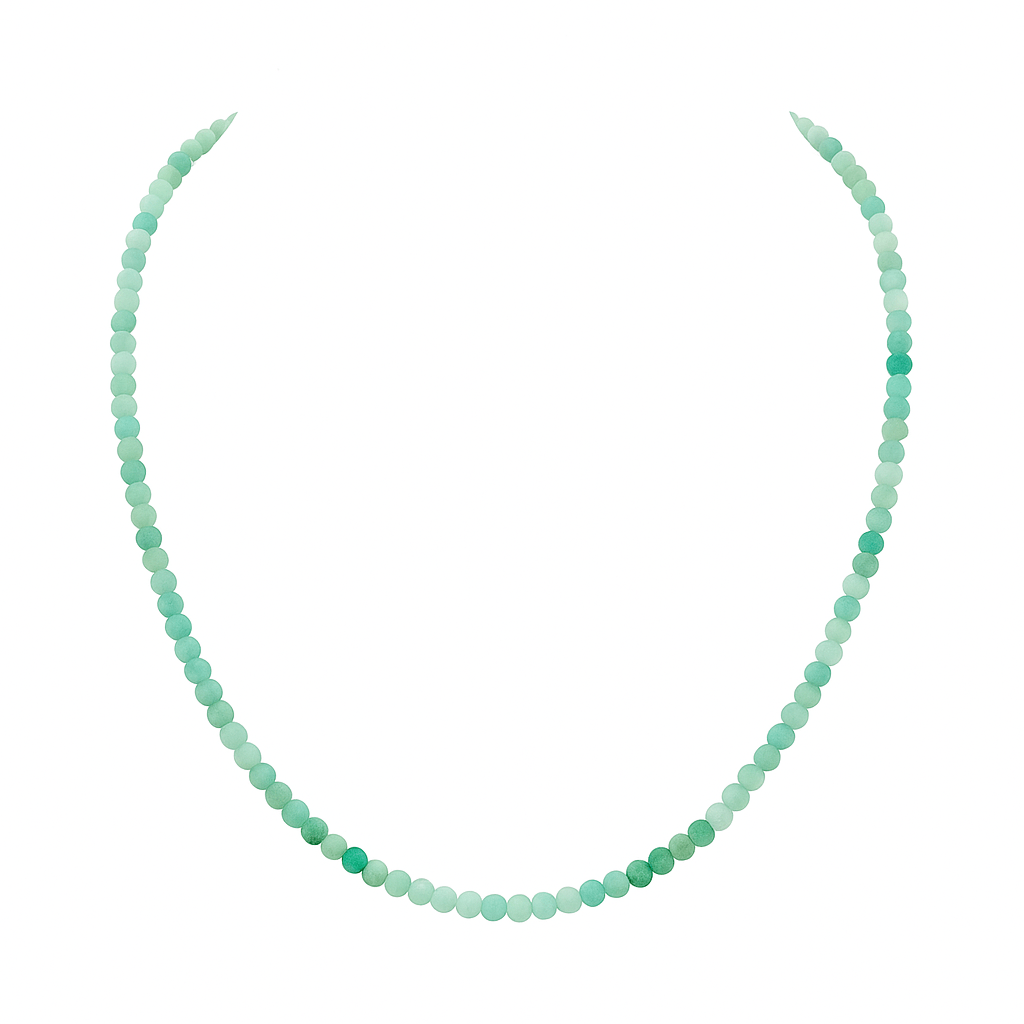 Collar de Piedras Preciosas, Rubí, Zafiro, Esmeralda, Amatista, 45 cm, Cierre Mosquetón, Ajustable - MIMUKA