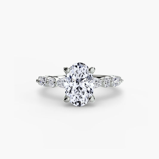 Solitaire with Eternity Pavé 2 - MIMUKA