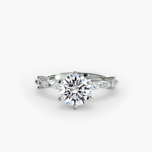 Solitaire with Eternity Pavé - MIMUKA