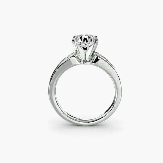 Solitaire with Pavé 2 - MIMUKA