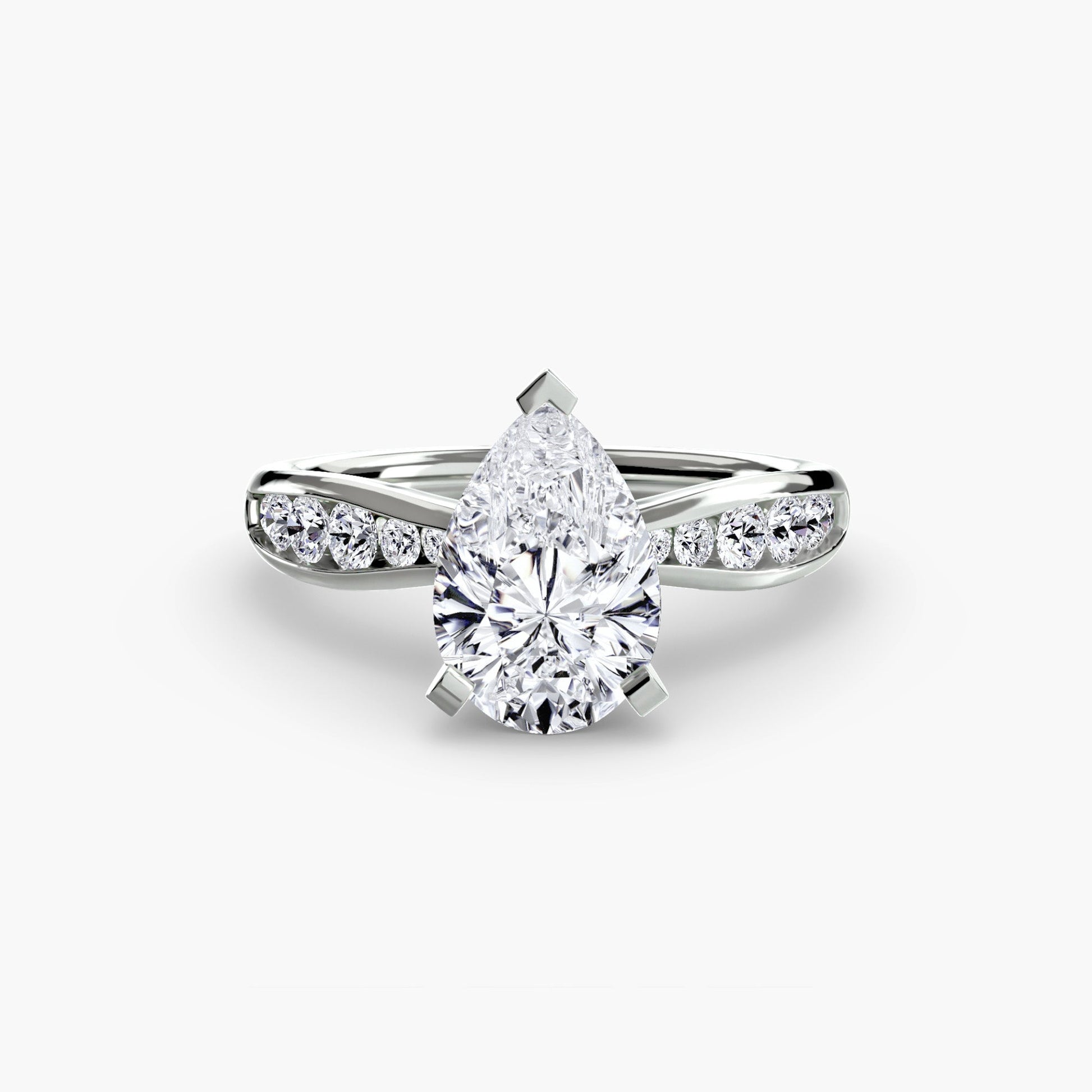 Solitaire with Pavé 3 - MIMUKA