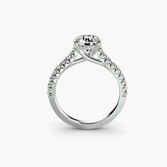 Solitaire with Pavé 5 - MIMUKA
