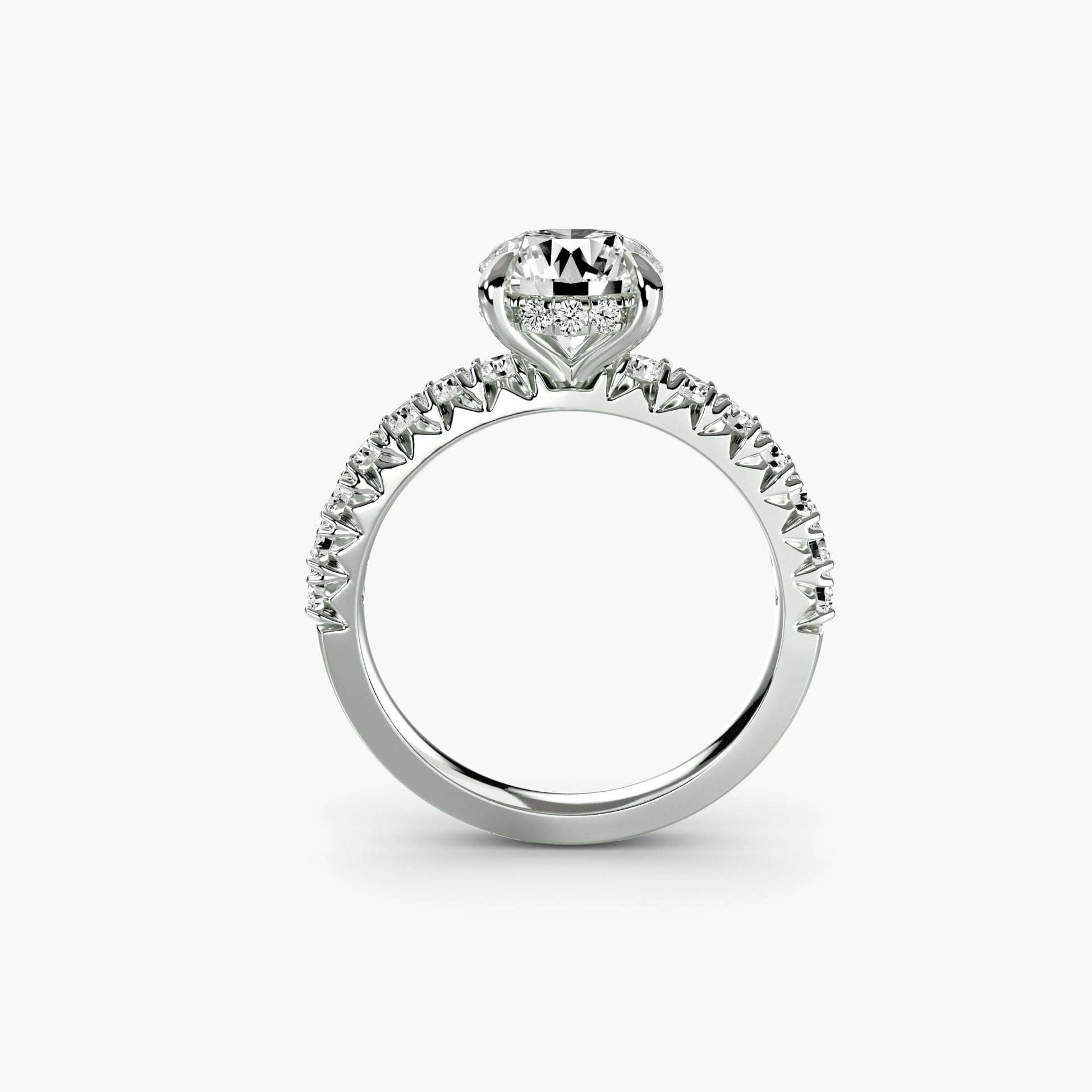 Solitaire with Pavé 6 - MIMUKA