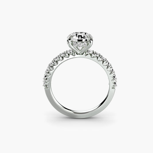 Solitaire with Pavé 6 - MIMUKA