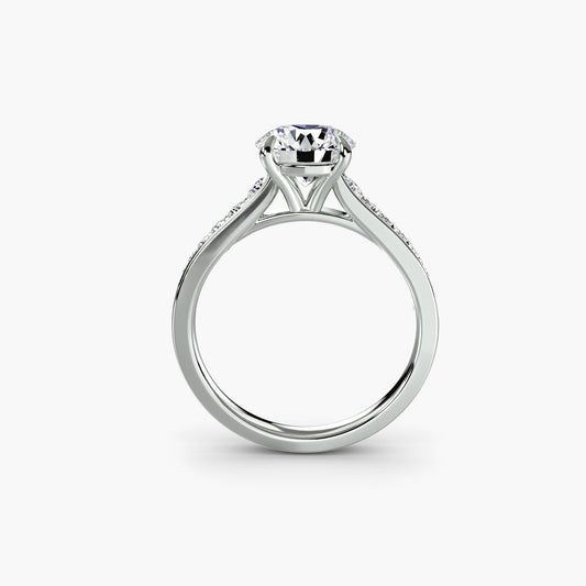 Solitaire with Pavé 7 - MIMUKA