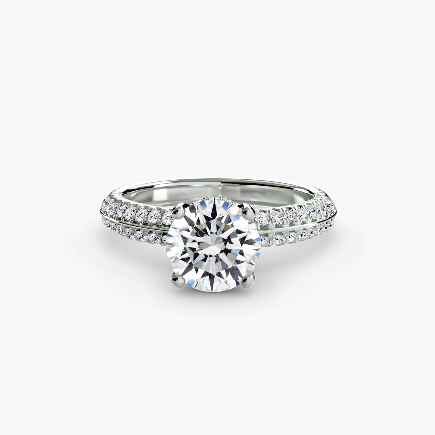 Solitaire with Pavé - MIMUKA