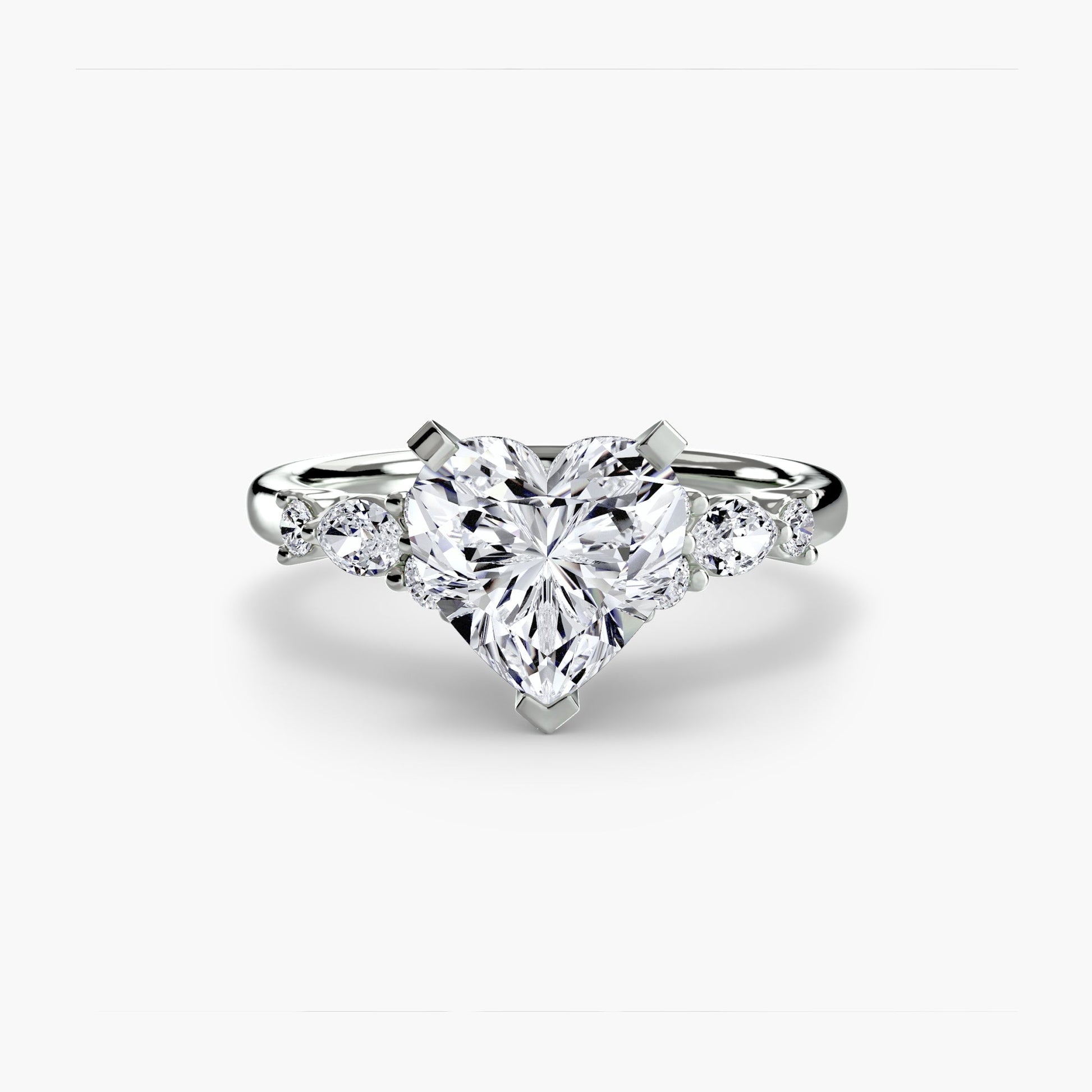The Floral Accent Solitaire - MIMUKA