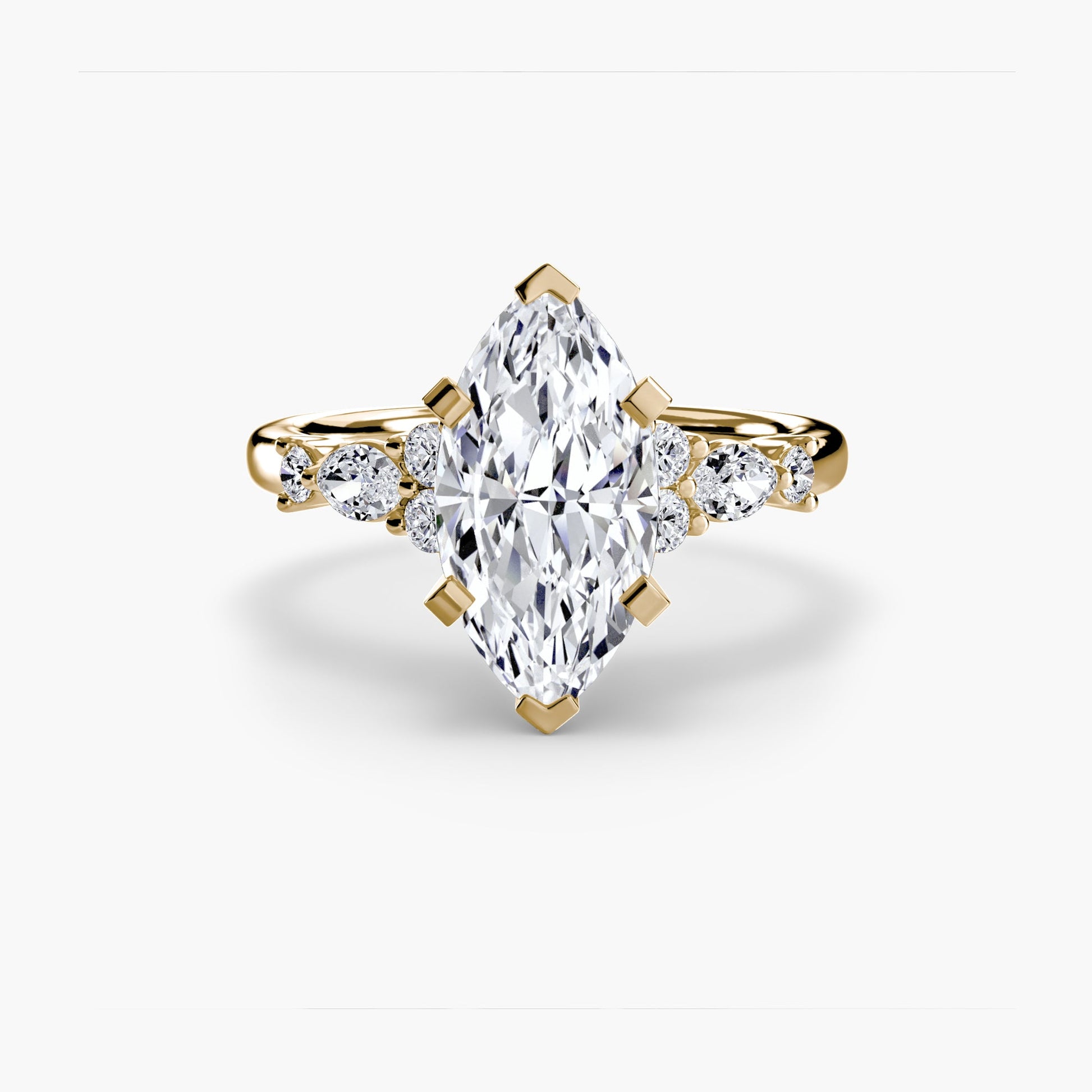 The Floral Accent Solitaire - MIMUKA