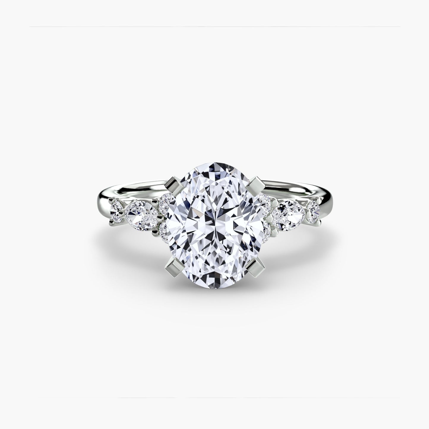 The Floral Accent Solitaire - MIMUKA