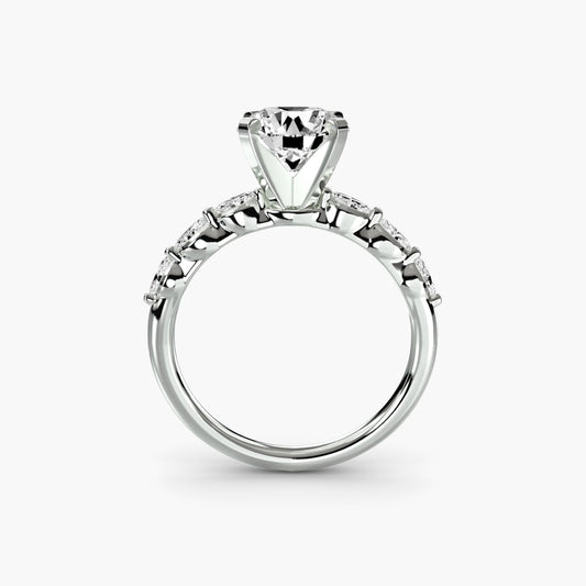 The Floral Accent Solitaire - MIMUKA