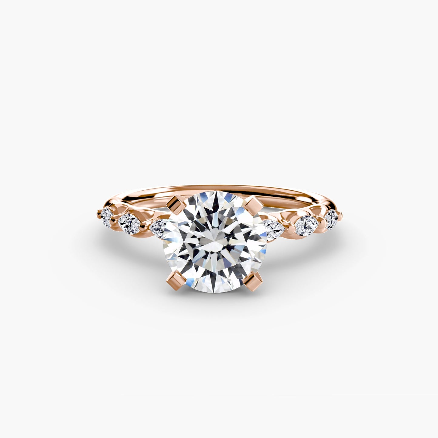 The Floral Accent Solitaire - MIMUKA