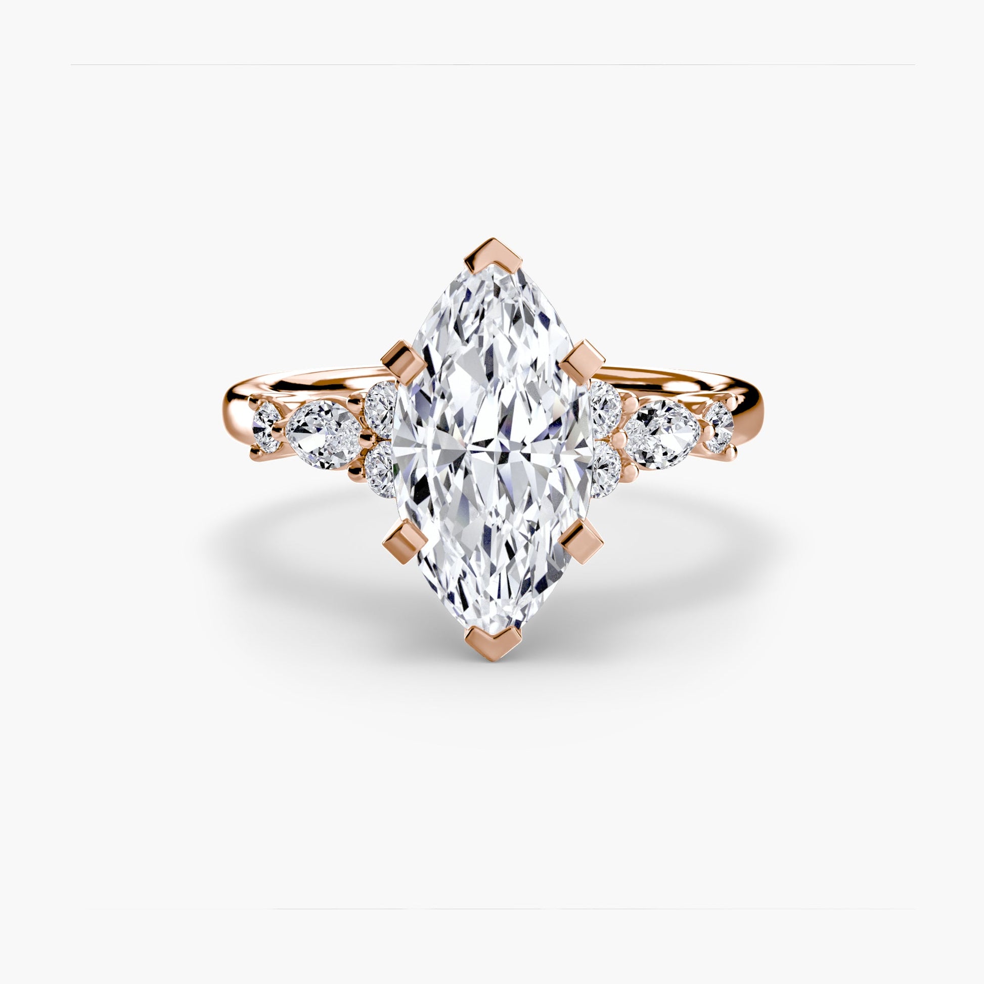 The Floral Accent Solitaire - MIMUKA