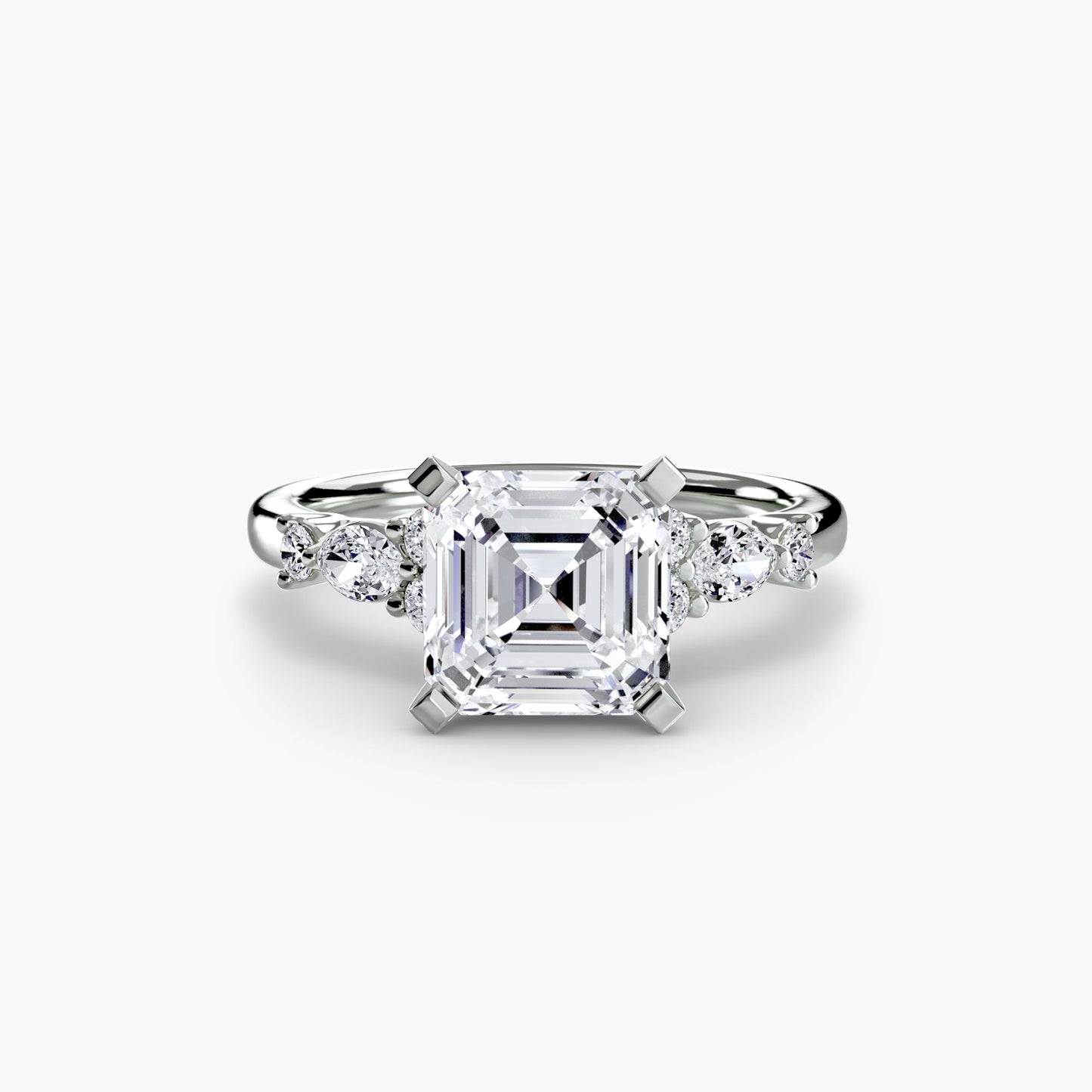 The Floral Accent Solitaire - MIMUKA