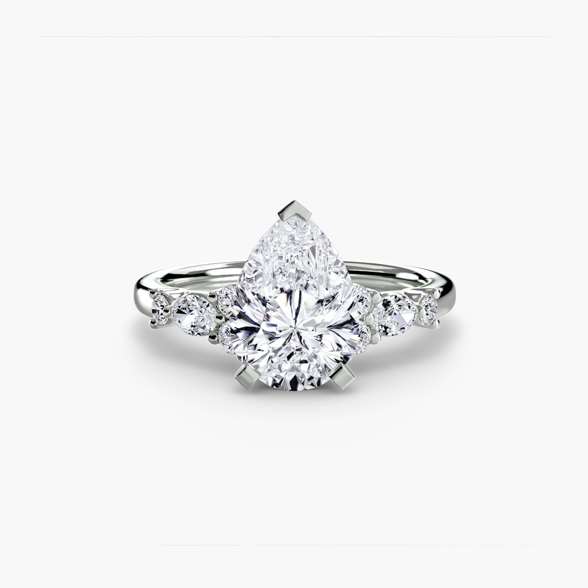 The Floral Accent Solitaire - MIMUKA