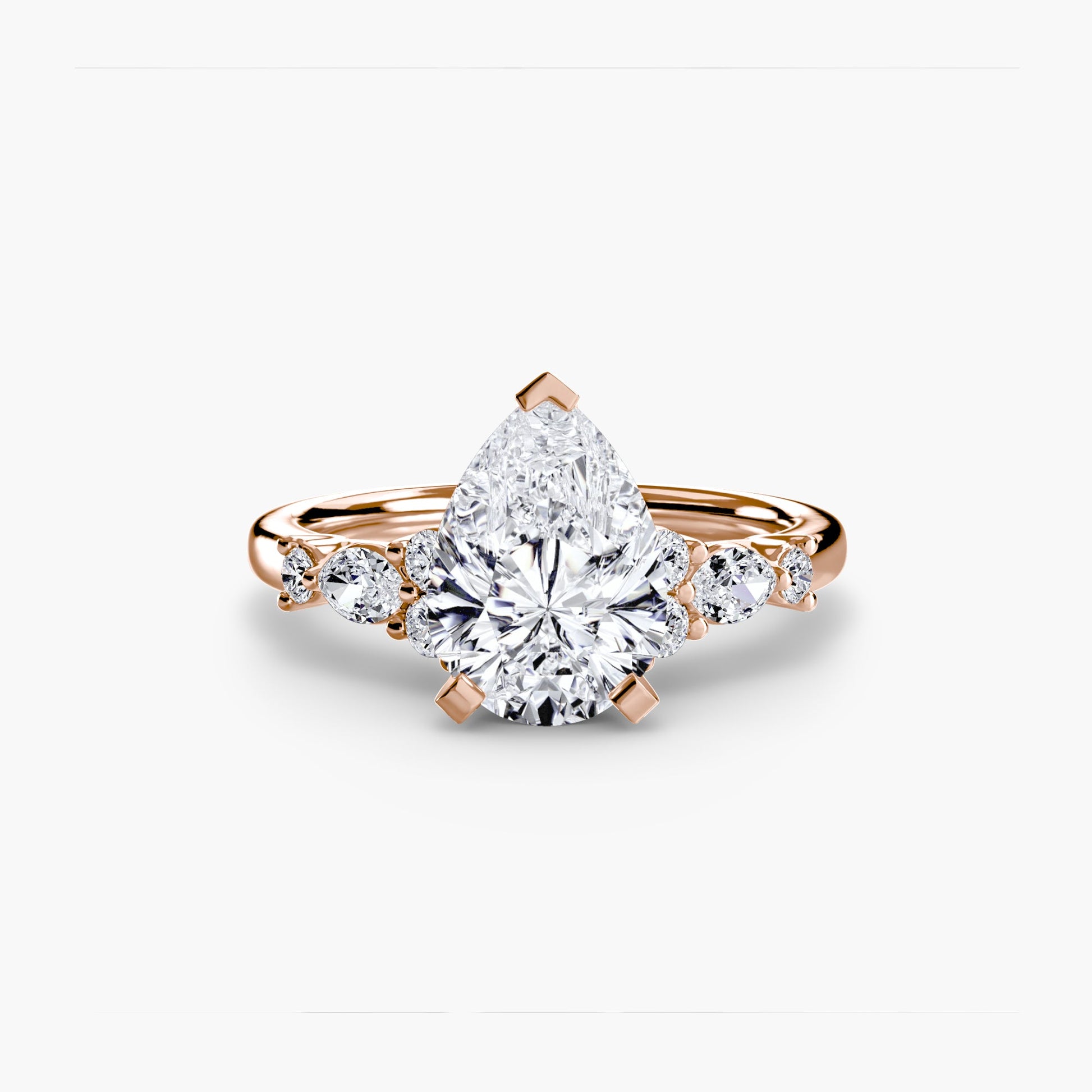 The Floral Accent Solitaire - MIMUKA