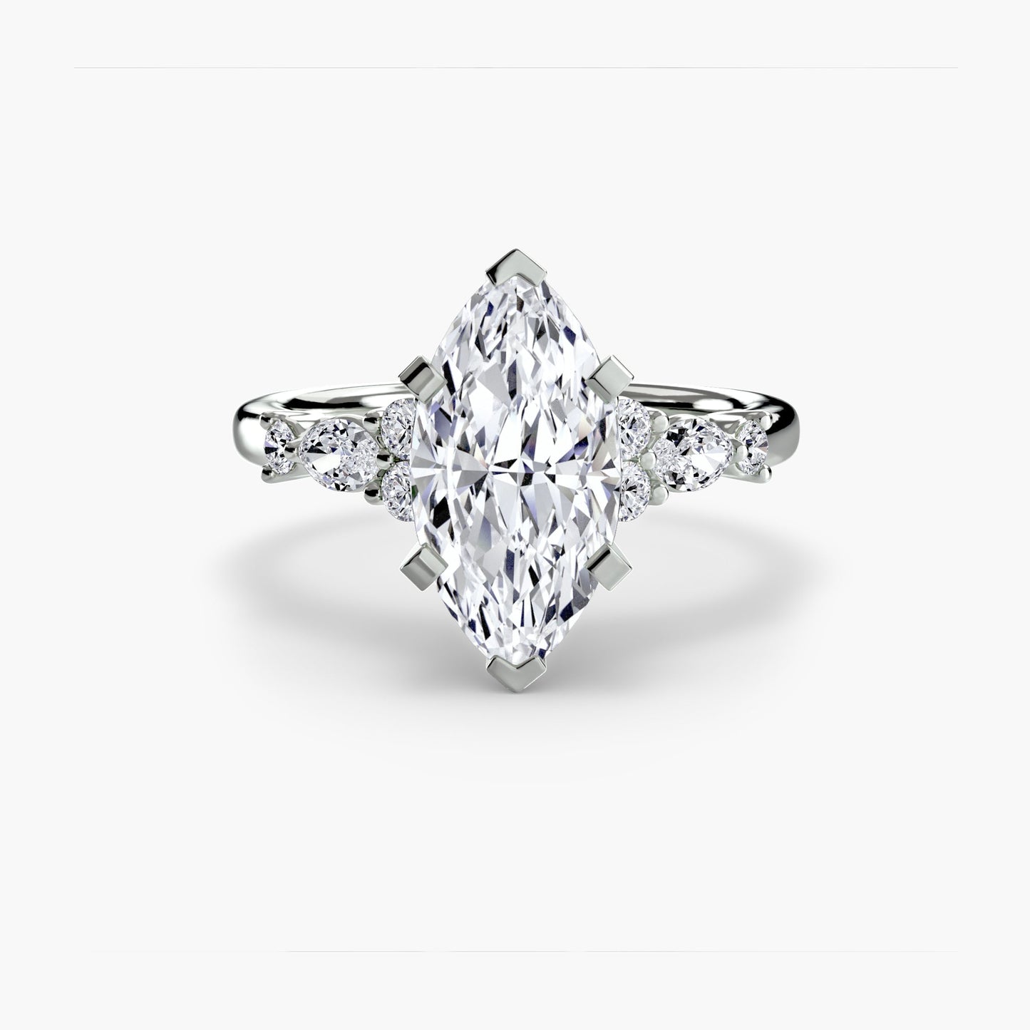 The Floral Accent Solitaire - MIMUKA
