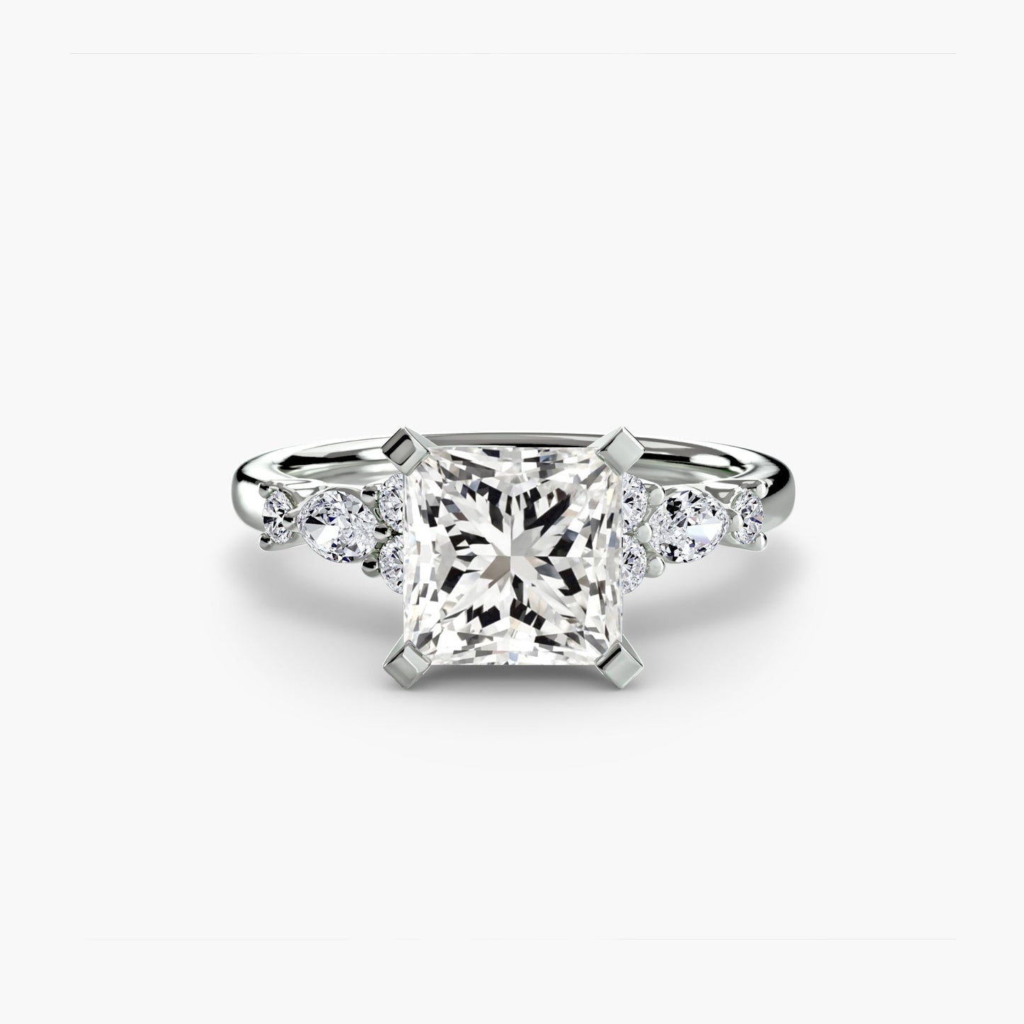 The Floral Accent Solitaire - MIMUKA
