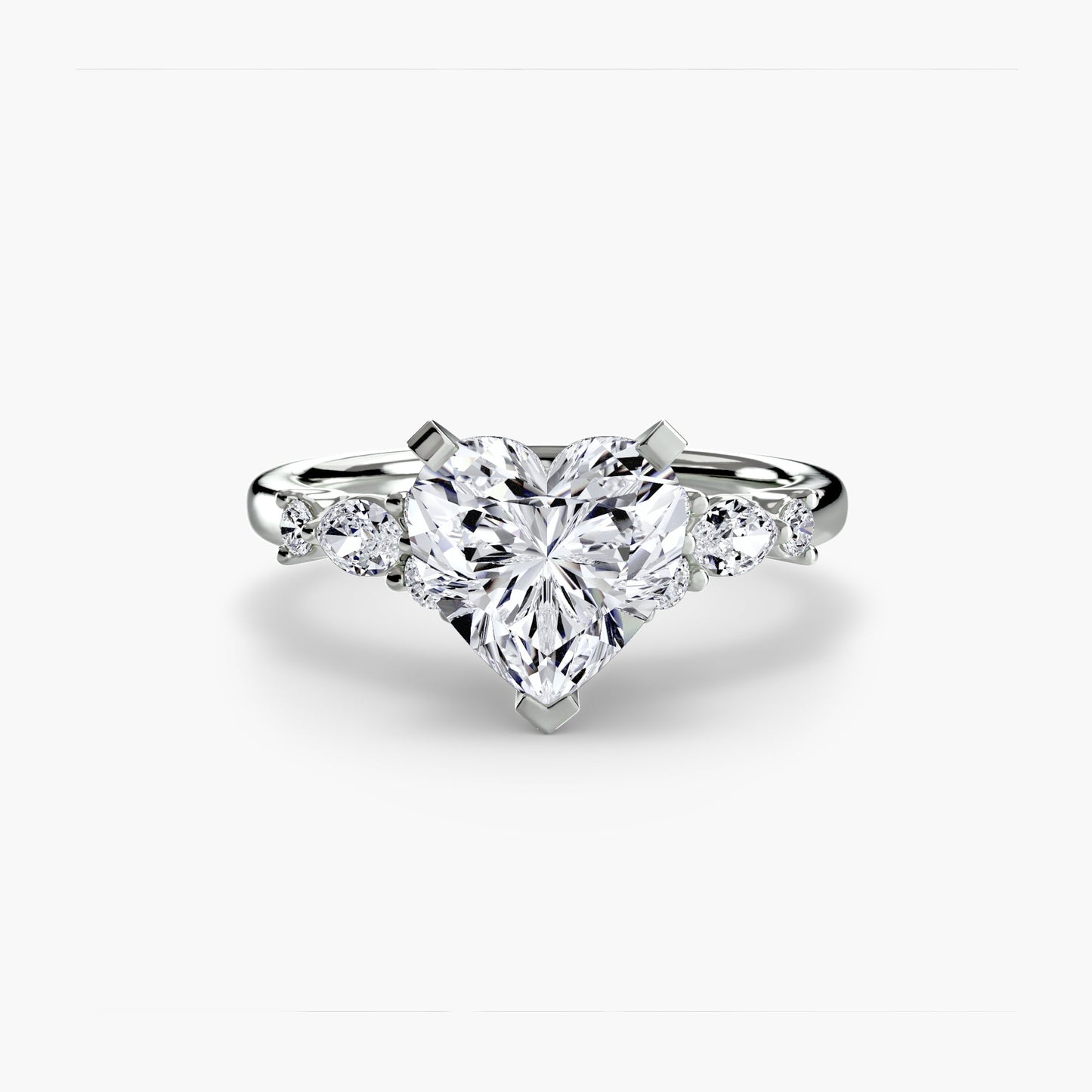 The Floral Accent Solitaire - MIMUKA