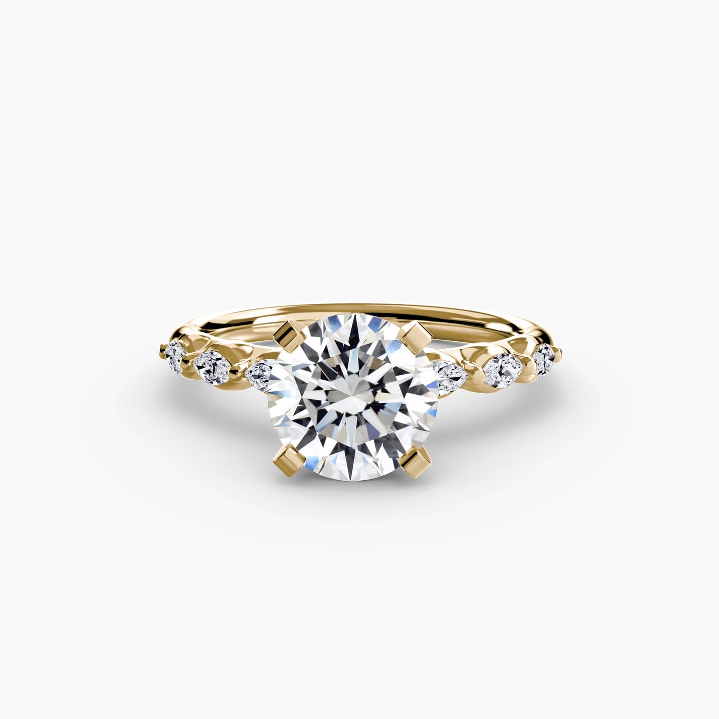 The Floral Accent Solitaire - MIMUKA