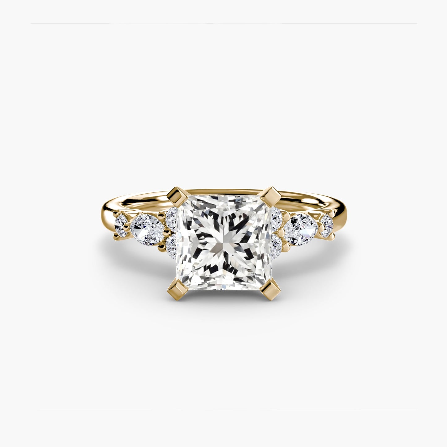The Floral Accent Solitaire - MIMUKA