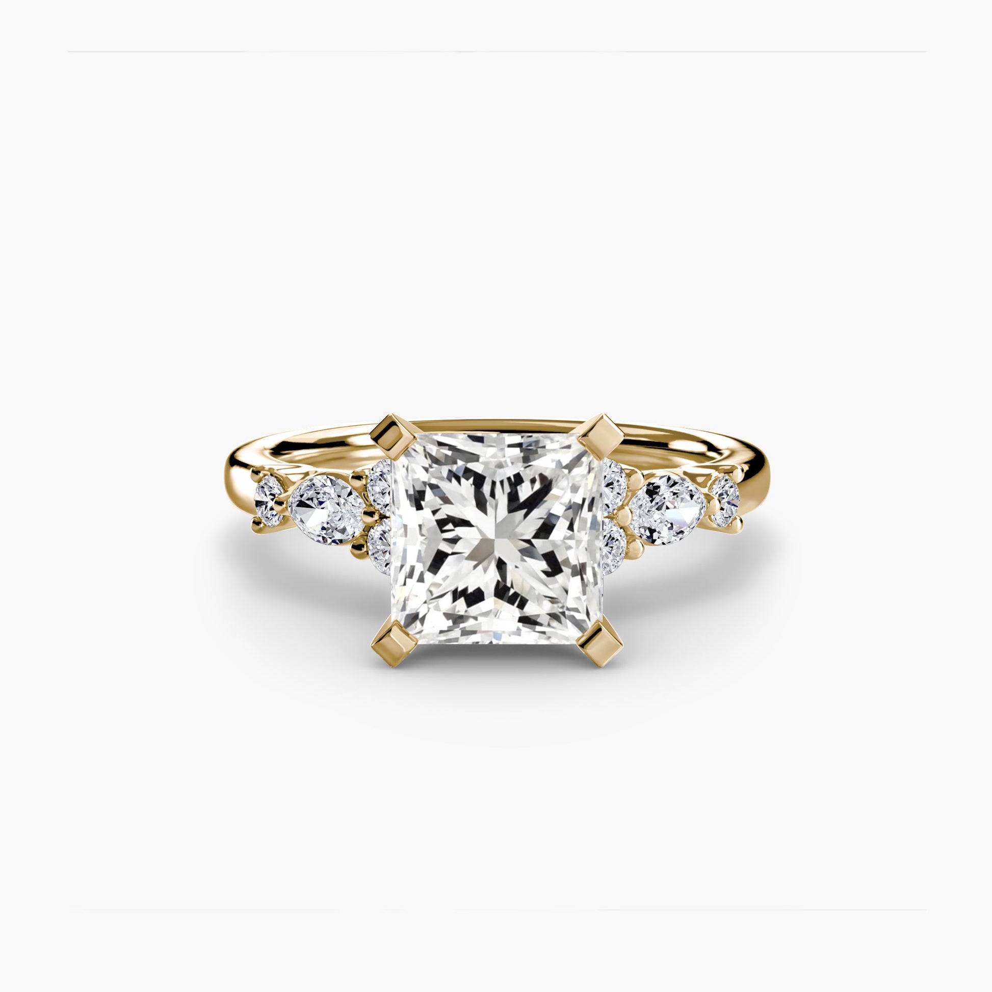 The Floral Accent Solitaire - MIMUKA