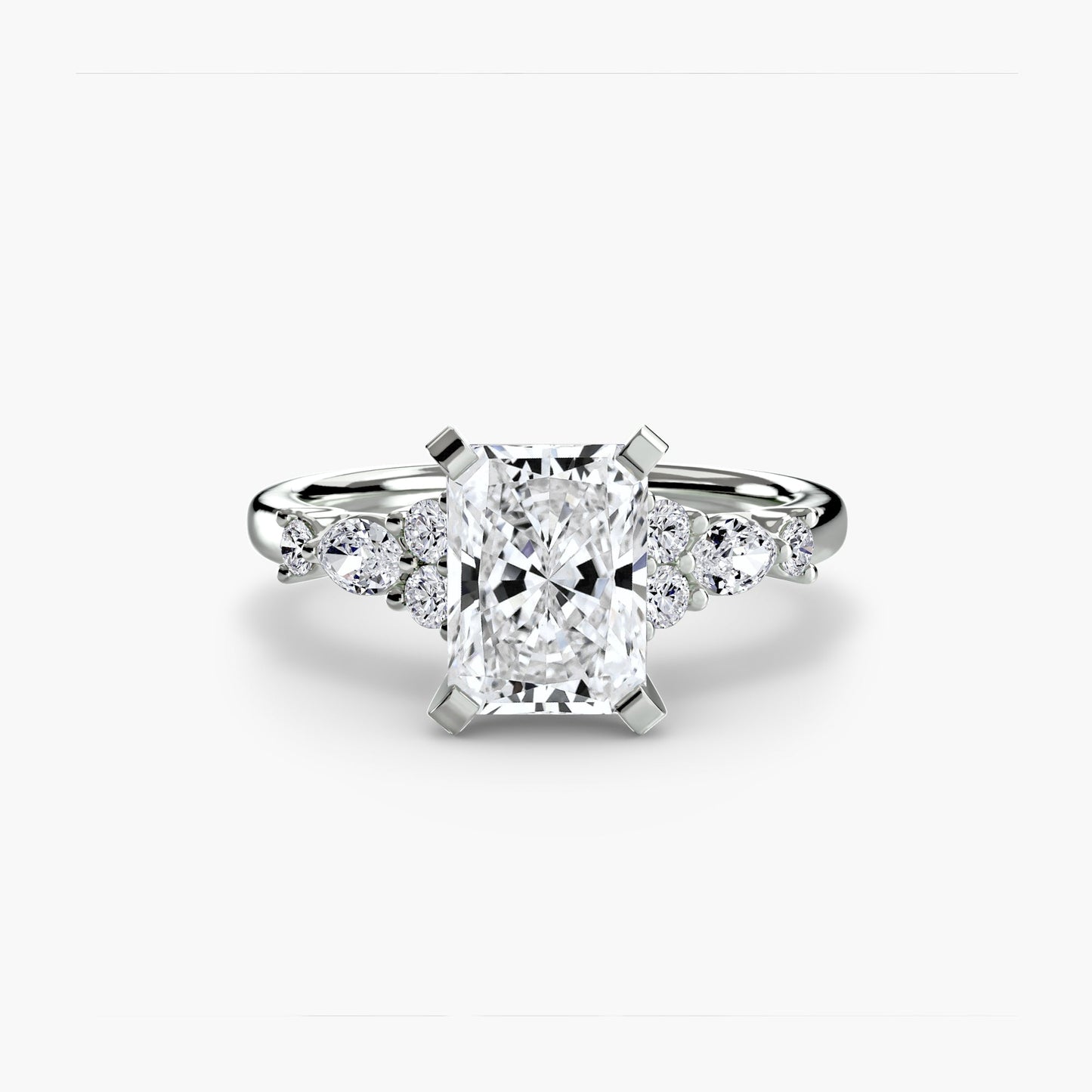 The Floral Accent Solitaire - MIMUKA