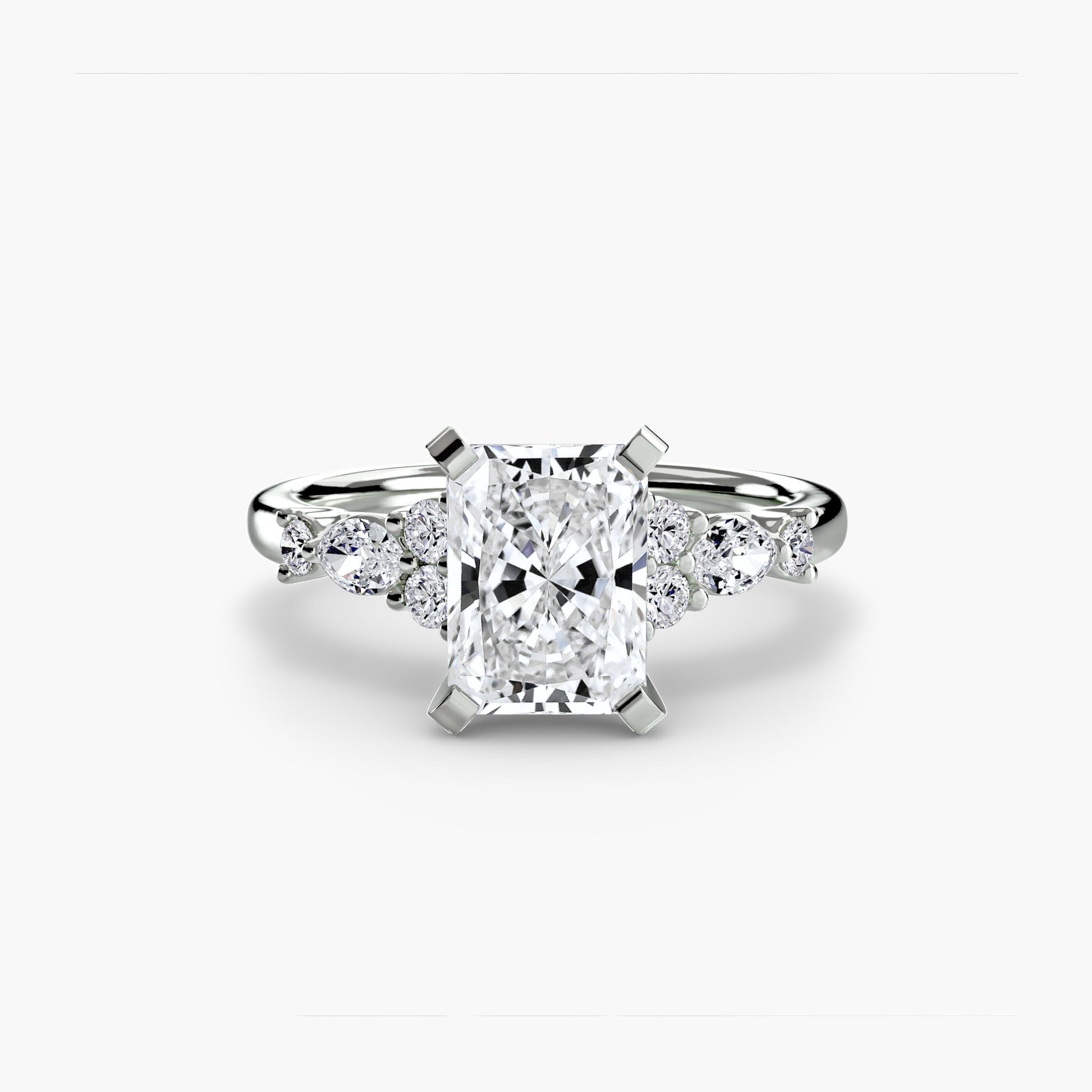 The Floral Accent Solitaire - MIMUKA