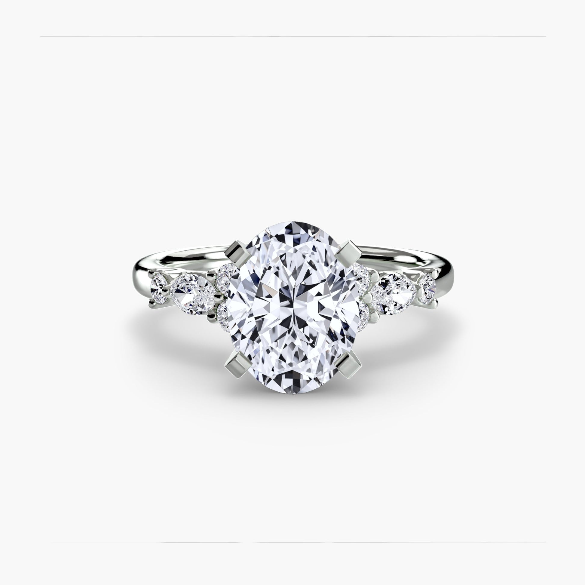 The Floral Accent Solitaire - MIMUKA