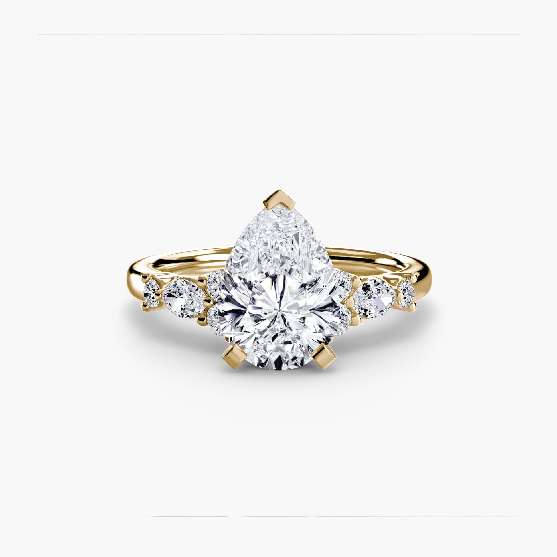 The Floral Accent Solitaire - MIMUKA