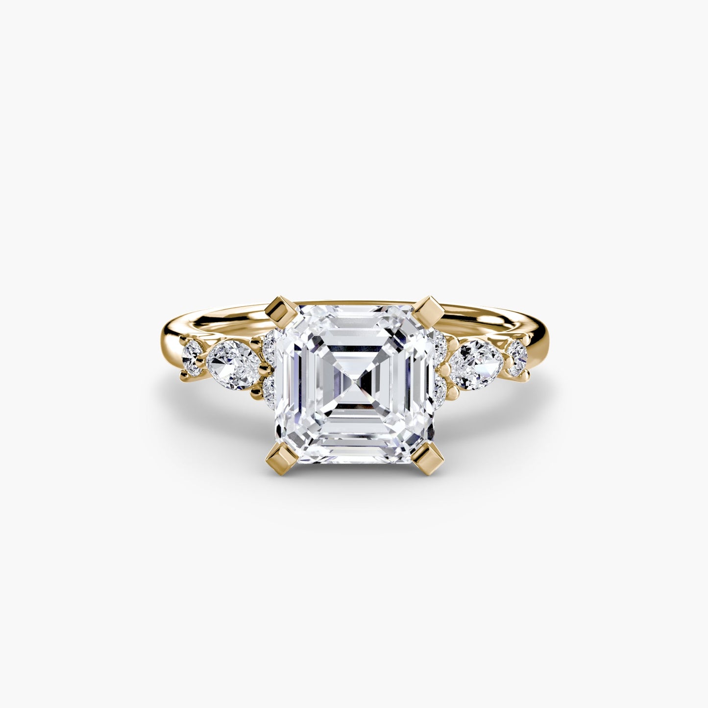 The Floral Accent Solitaire - MIMUKA