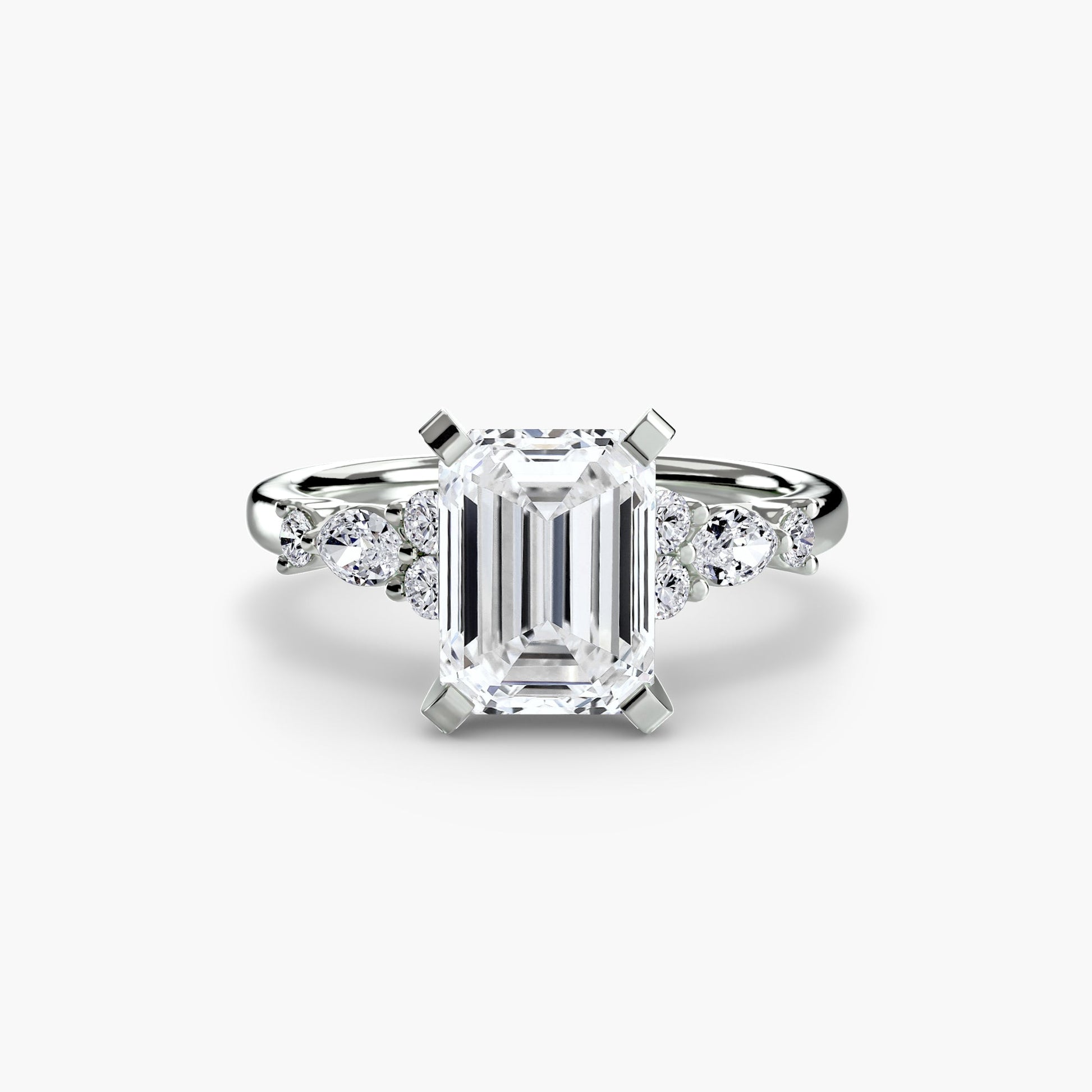 The Floral Accent Solitaire - MIMUKA