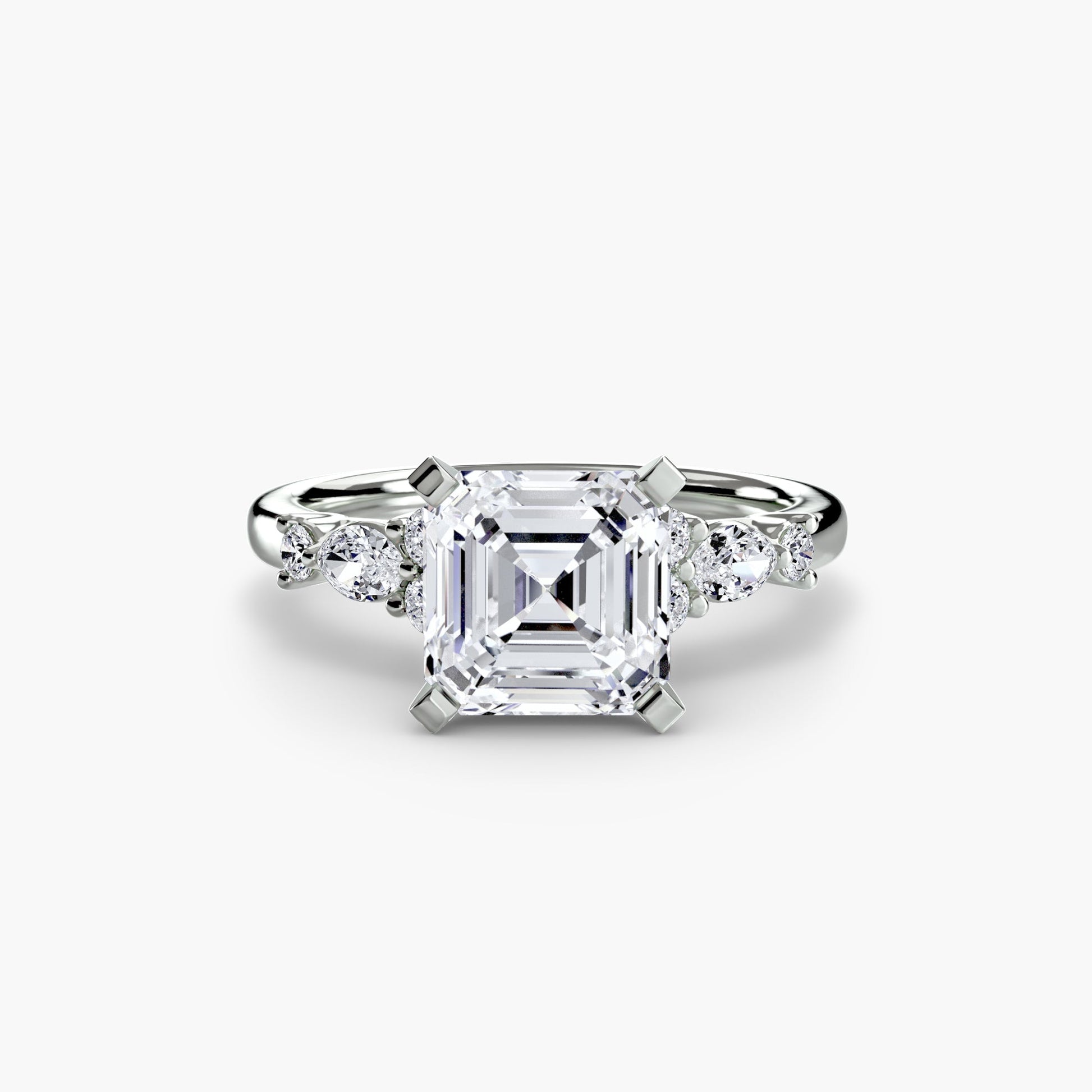 The Floral Accent Solitaire - MIMUKA