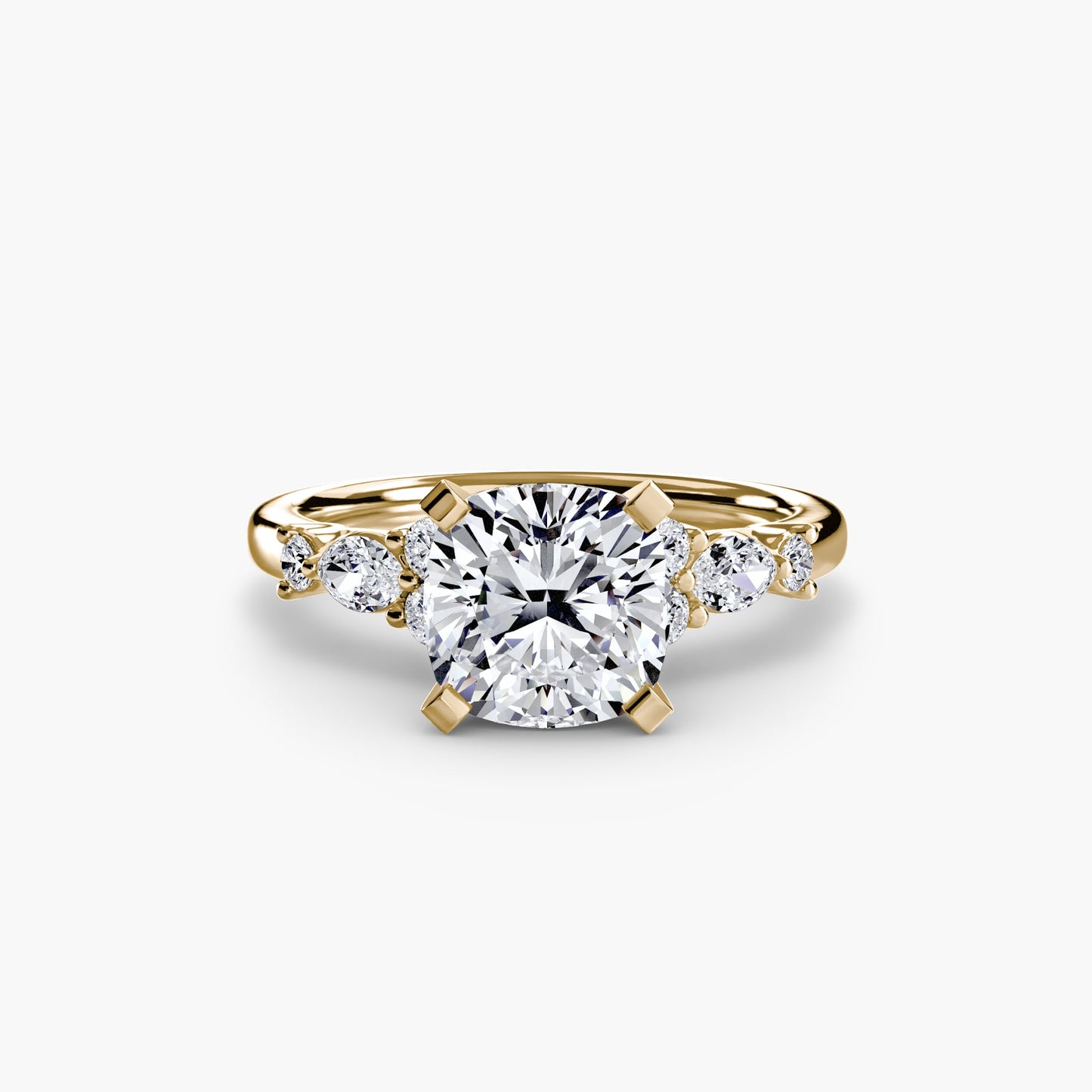 The Floral Accent Solitaire - MIMUKA