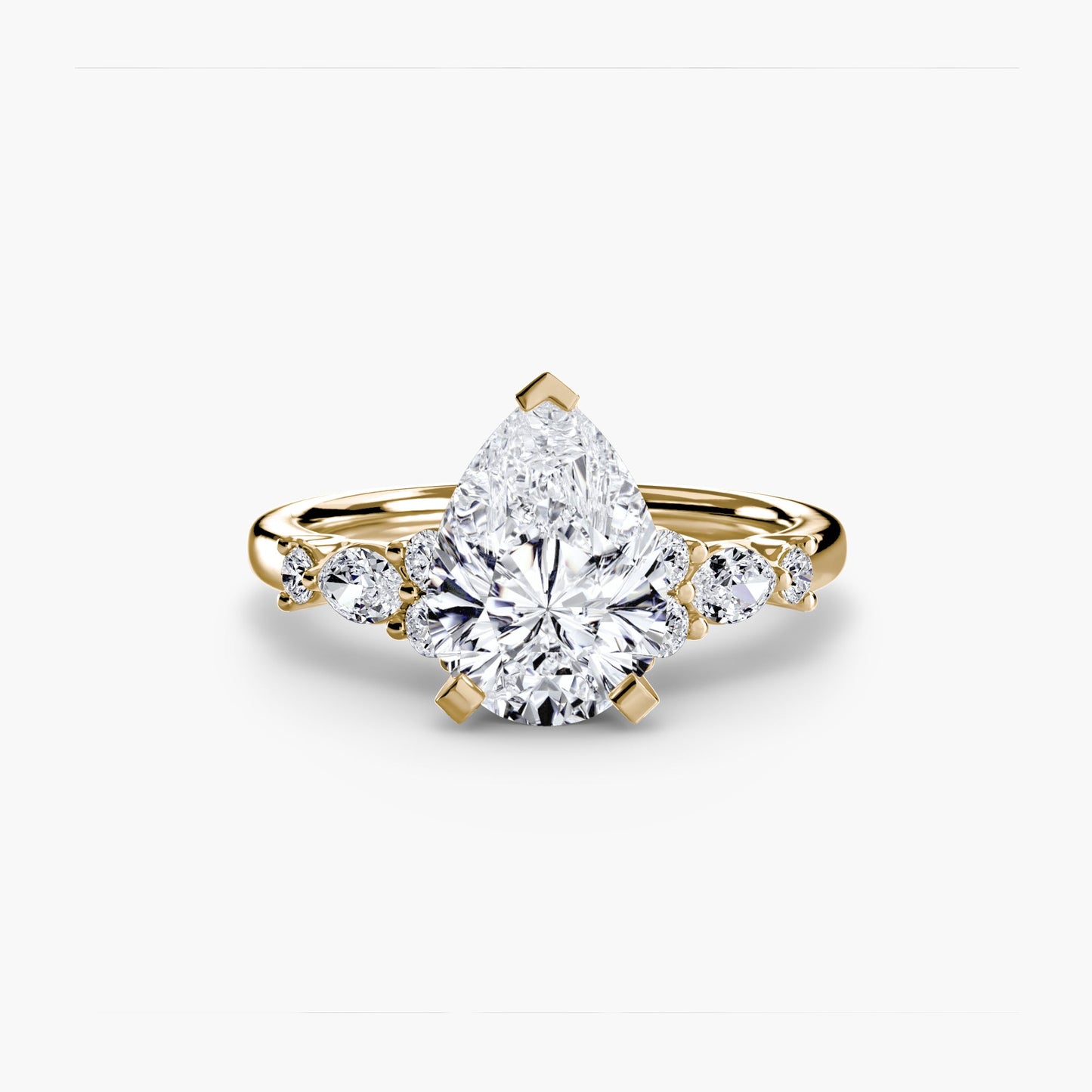 The Floral Accent Solitaire - MIMUKA