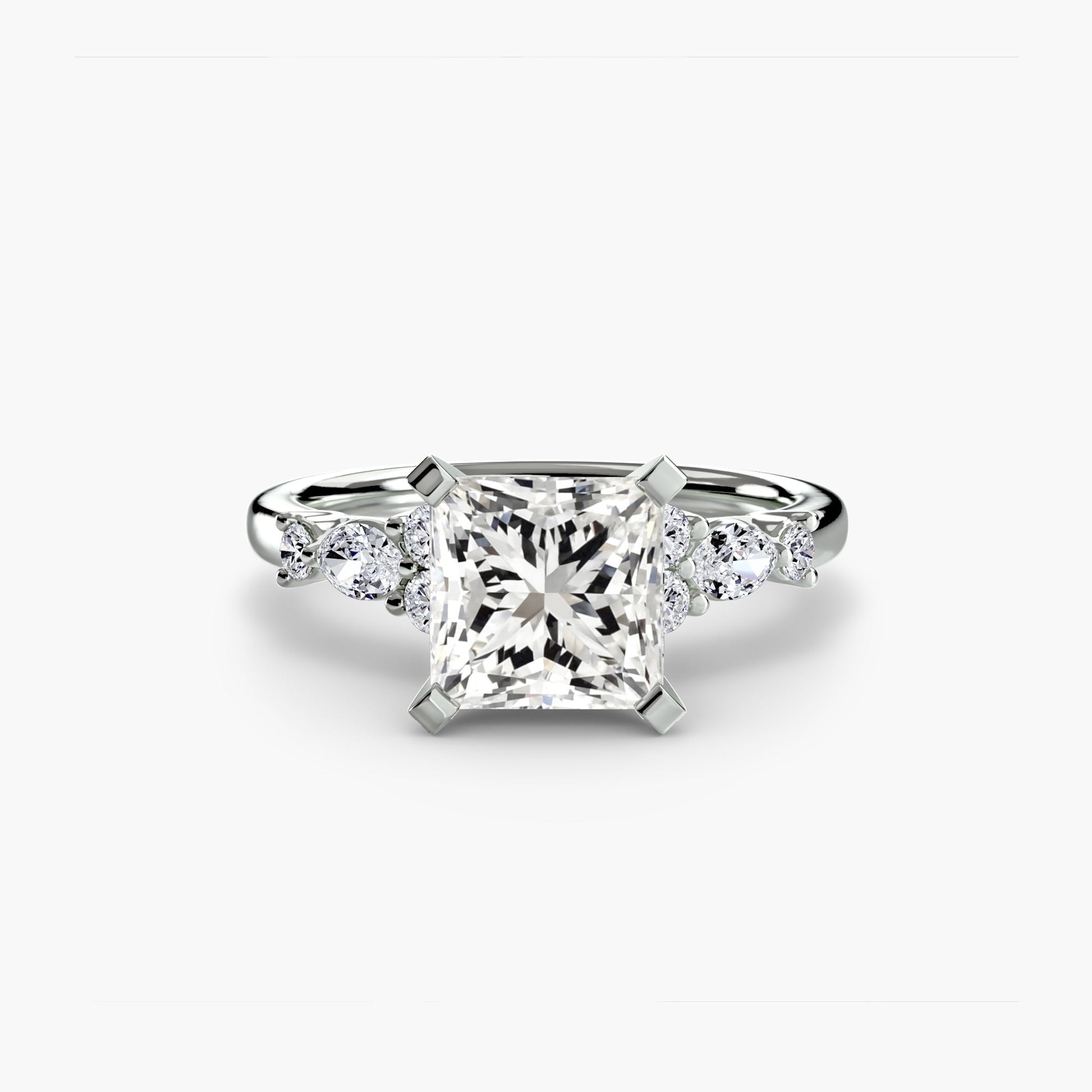 The Floral Accent Solitaire - MIMUKA