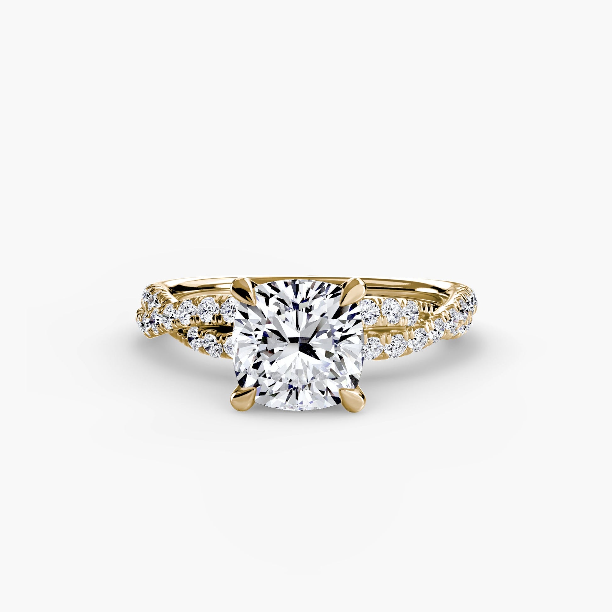 The Twisted Pavé Solitaire - MIMUKA