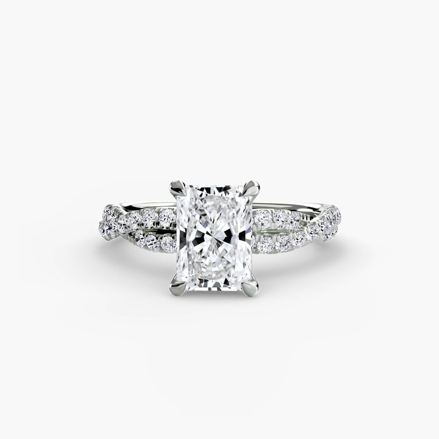 The Twisted Pavé Solitaire - MIMUKA