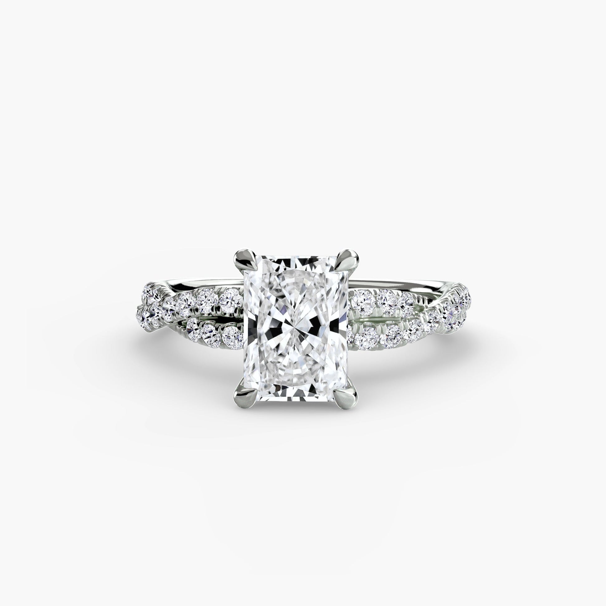 The Twisted Pavé Solitaire - MIMUKA