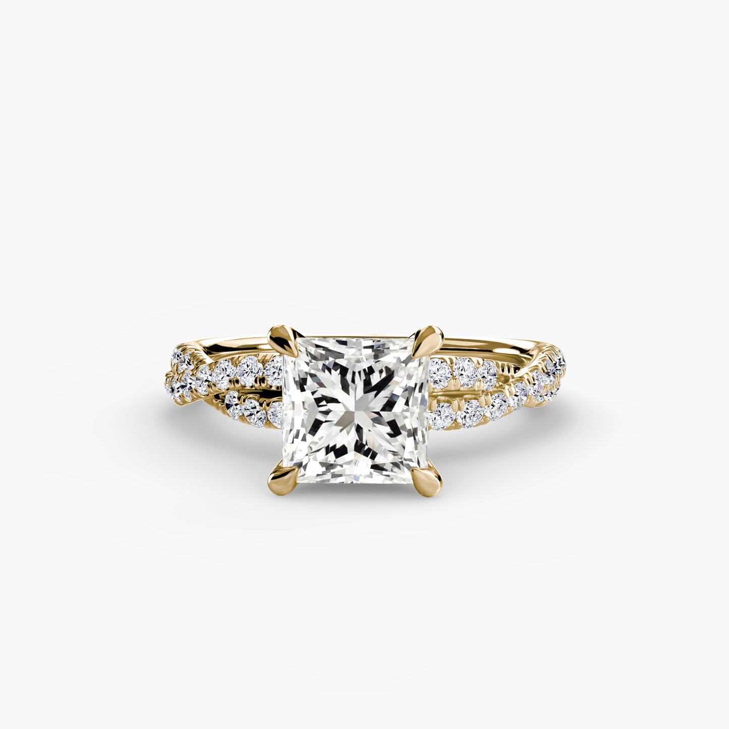 The Twisted Pavé Solitaire - MIMUKA