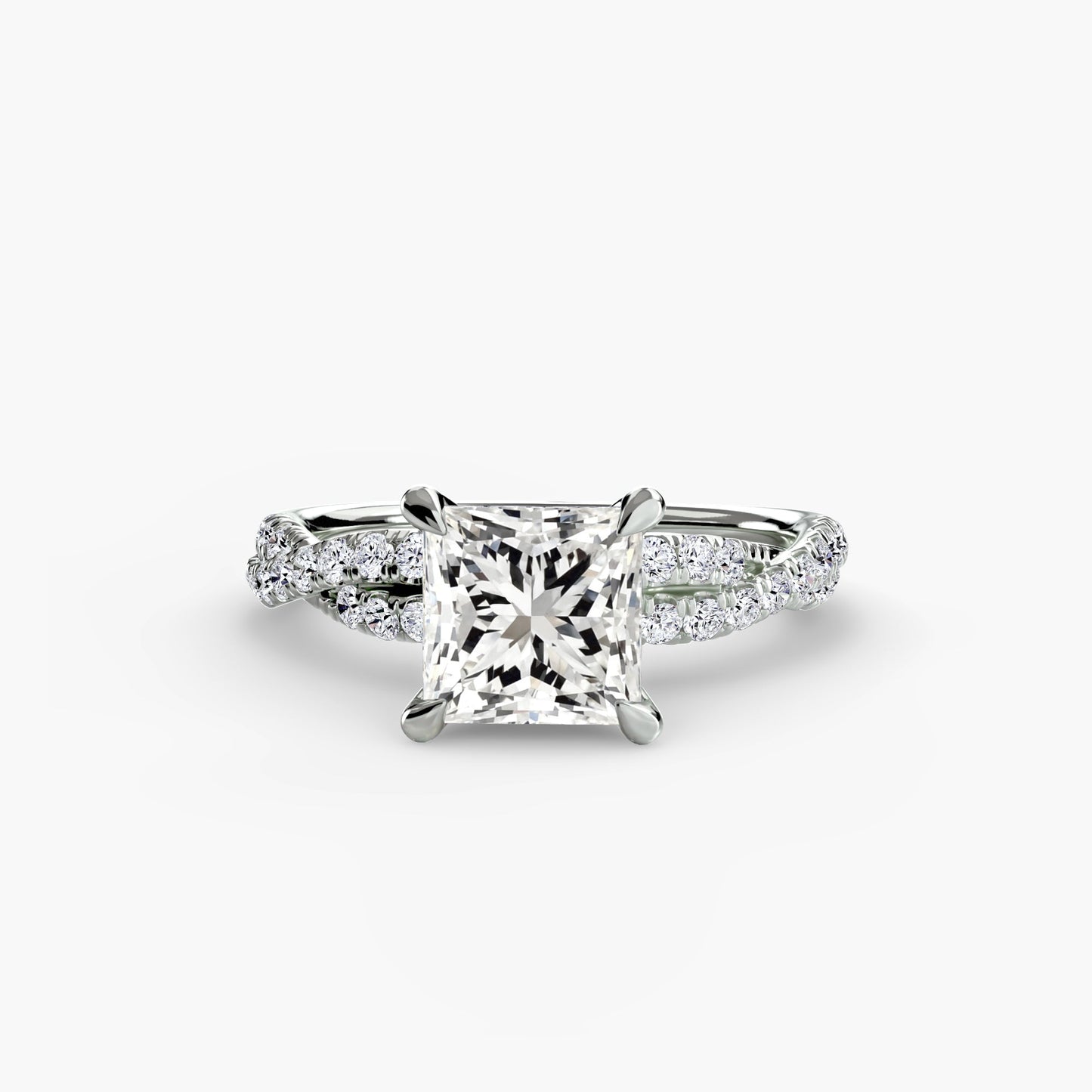 The Twisted Pavé Solitaire - MIMUKA