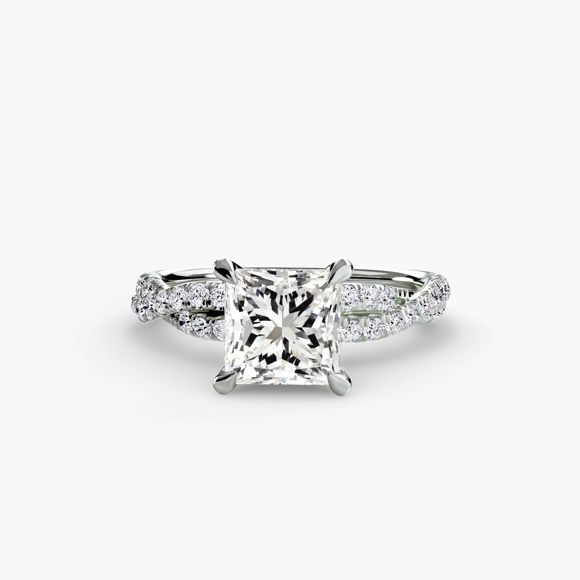 The Twisted Pavé Solitaire - MIMUKA